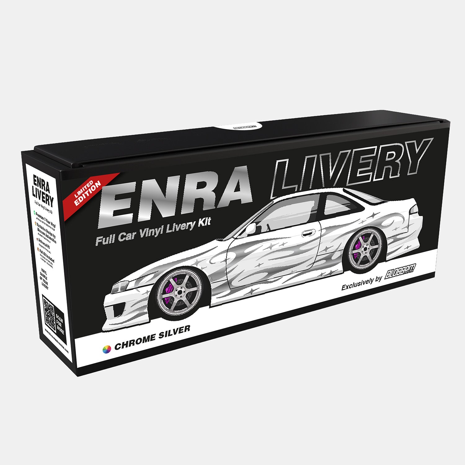 Chrome Silver Enra Livery Kit - Universal & Ready to Ship