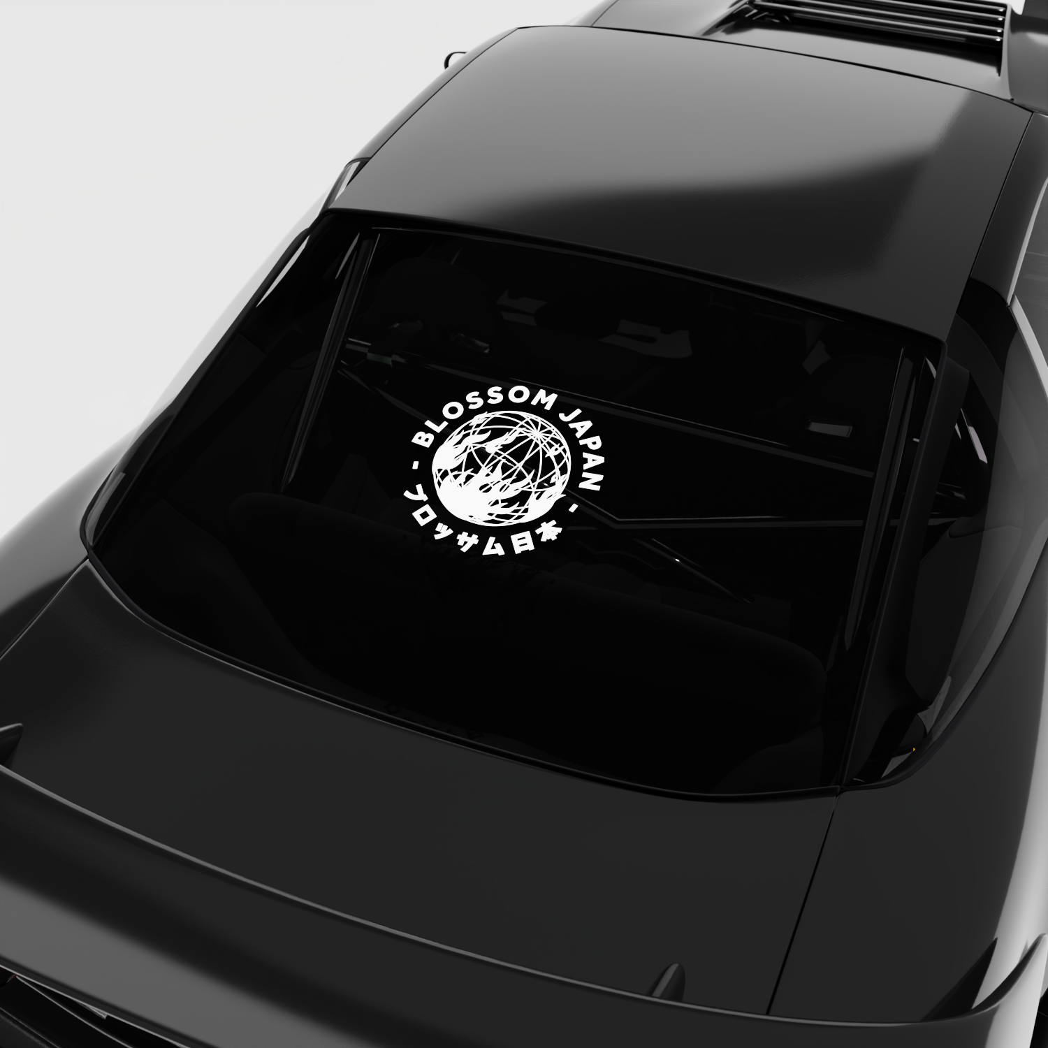 Blossom Globe - XL Rear Window Banner