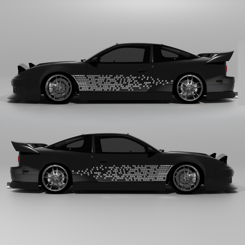 Pixel Livery Kit (Both Sides) - Made for Your Car