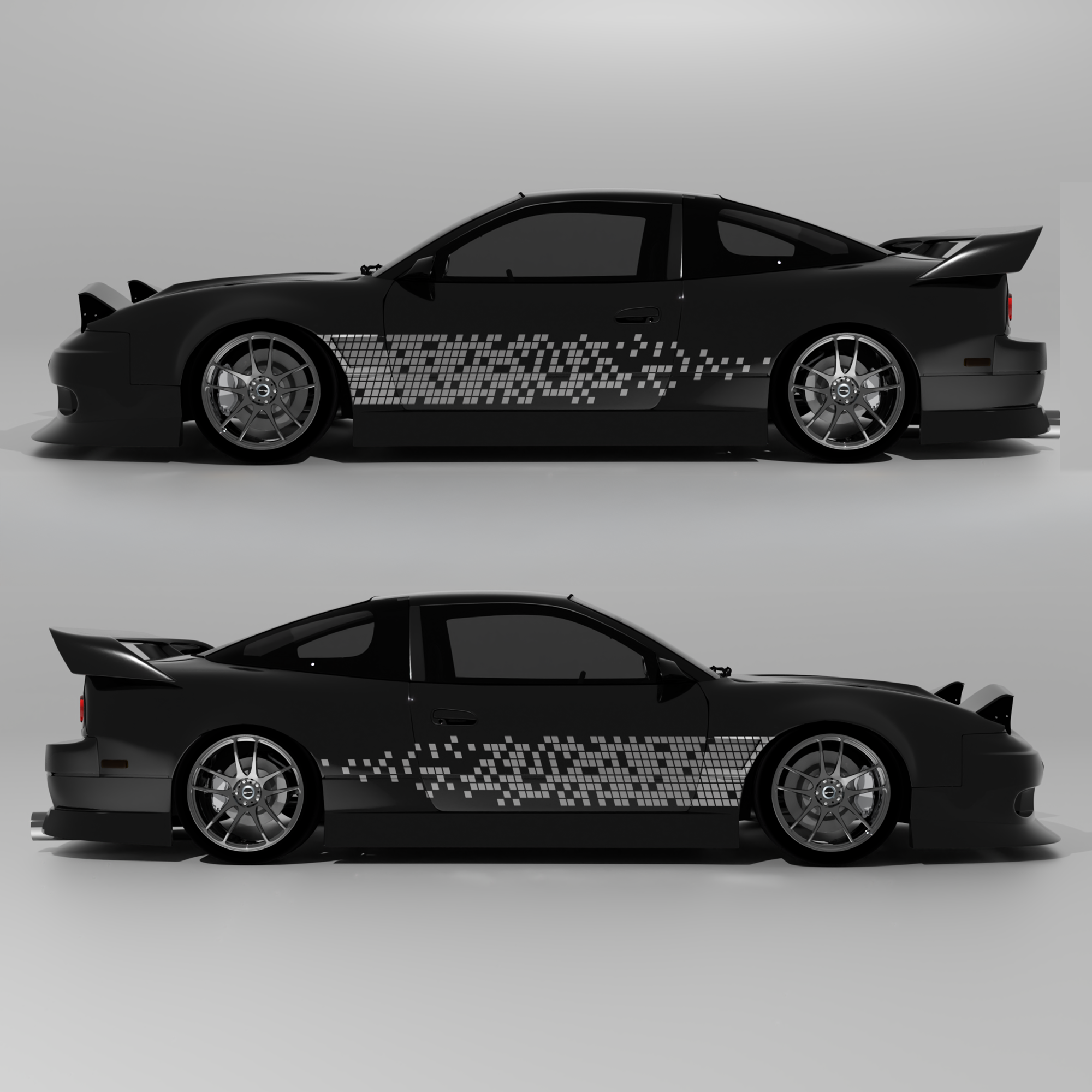 Pixel Livery Kit (Both Sides) - Made for Your Car