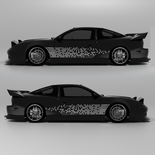 Pixel Livery Kit (Both Sides) - Made for Your Car