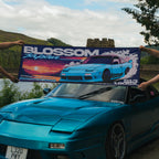 Sunset Drift Garage Flag