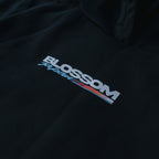 Sunset Drift Relaxed Hoodie - Black