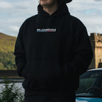 Sunset Drift Relaxed Hoodie - Black
