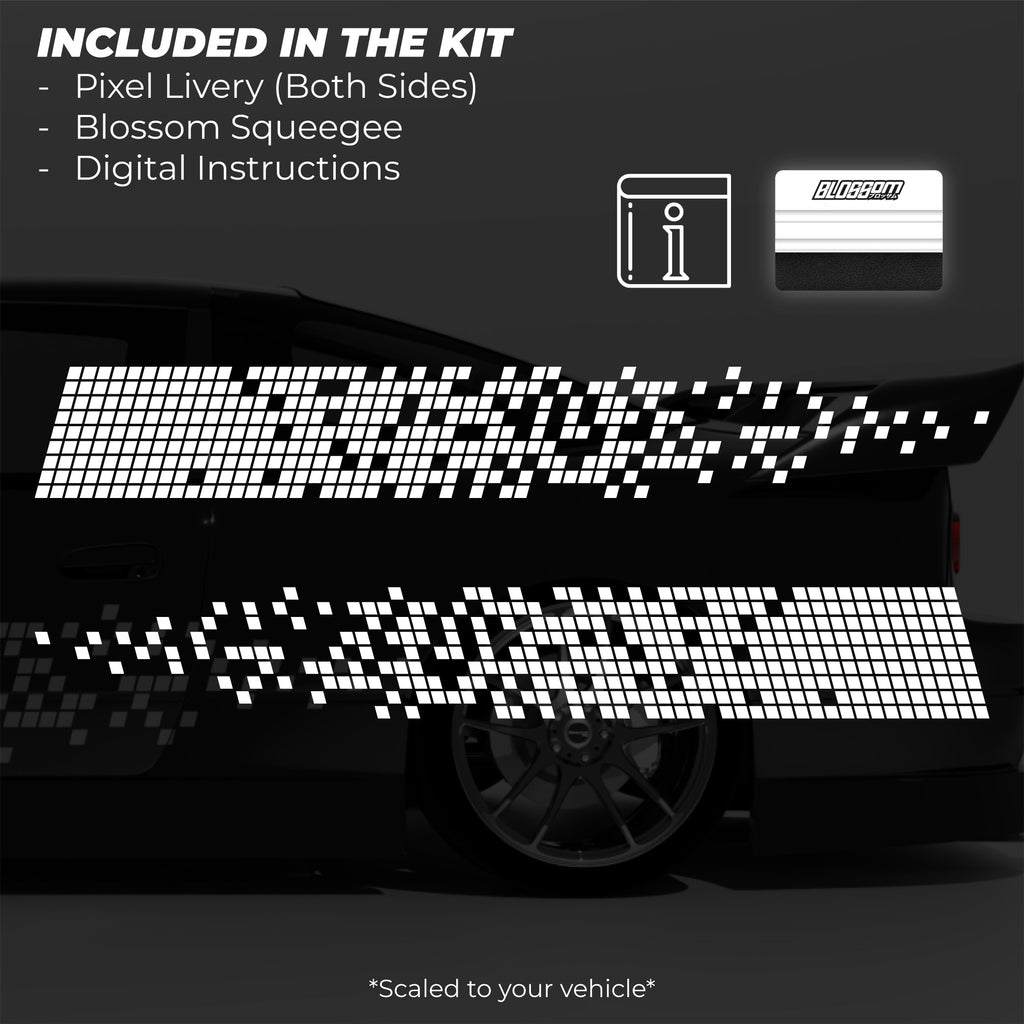 Pixel Livery Kit (Both Sides) - Made for Your Car