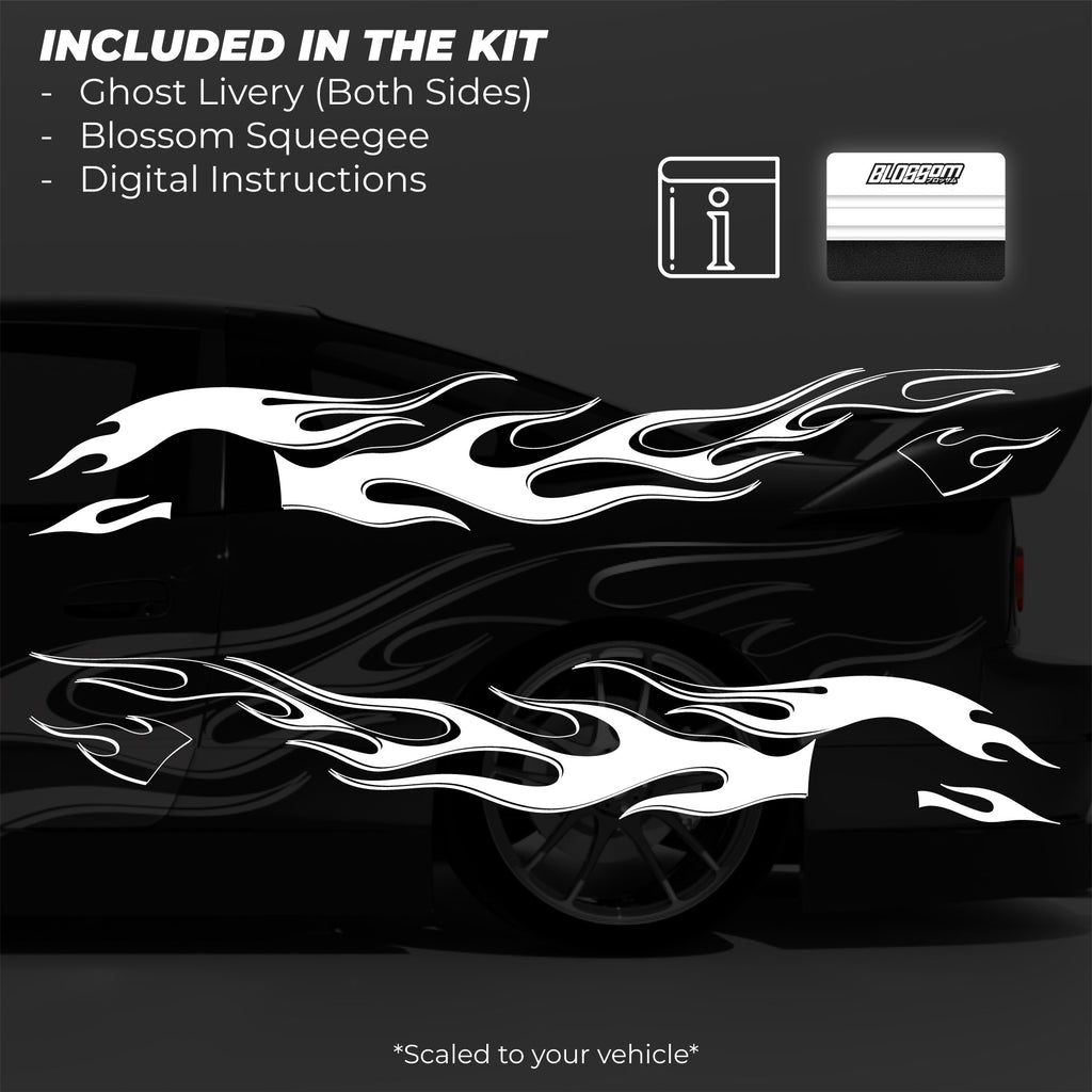 Ghost Livery Kit (Both Sides) - Made for Your Car