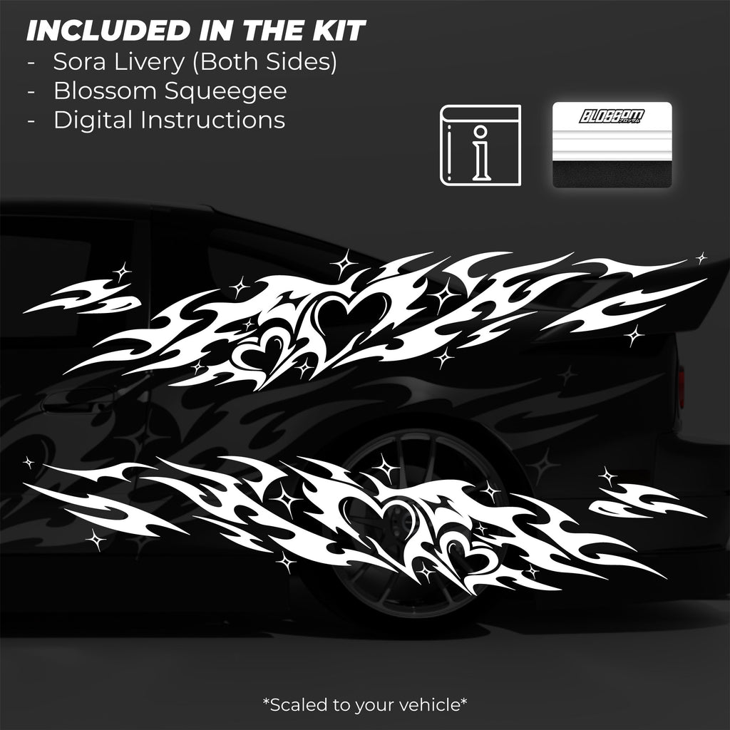 Sora Livery Kit (Both Sides) - Made for Your Car