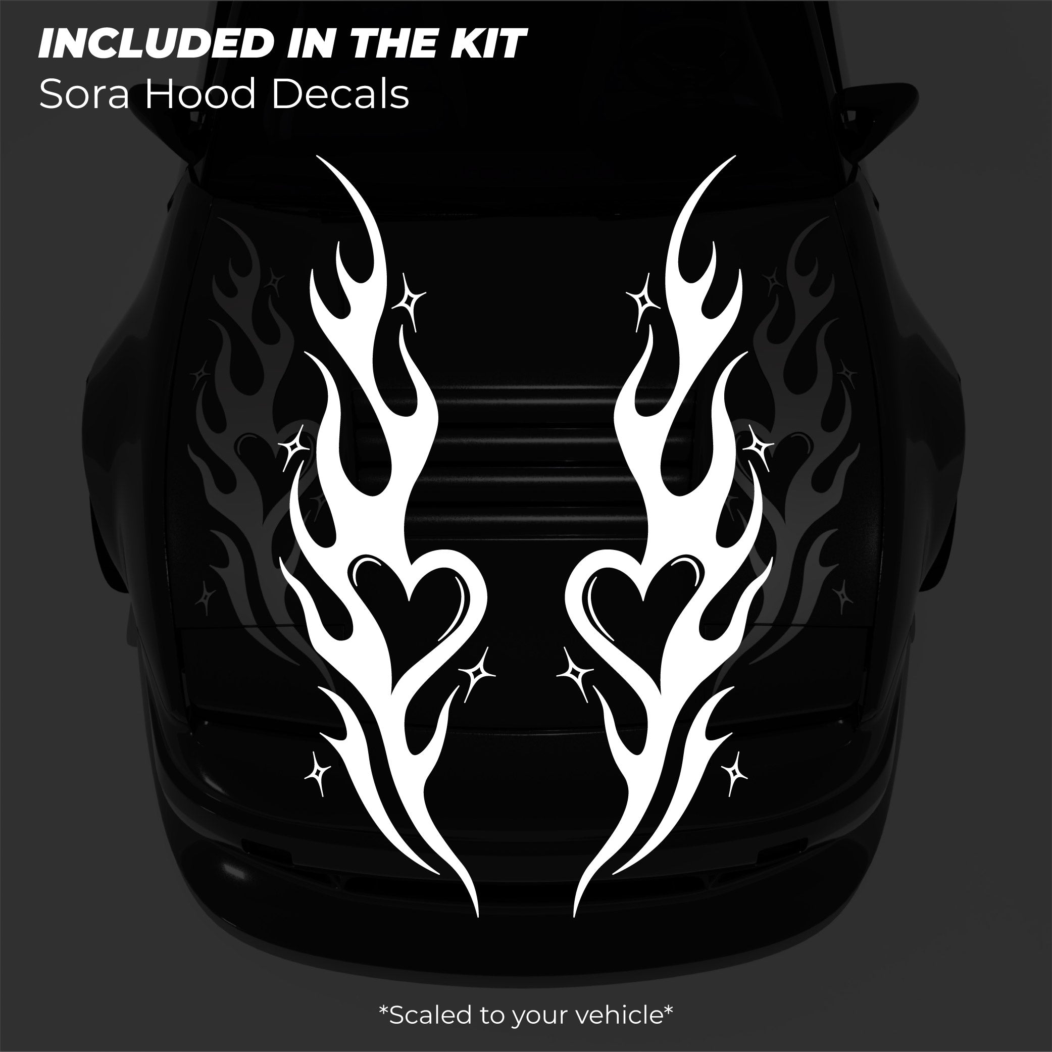 Sora Hood Decals - Made for Your Car