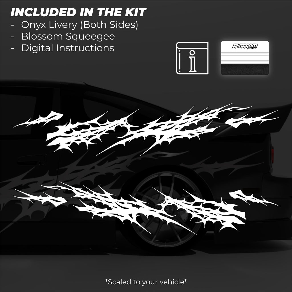 Onyx Livery Kit (Both Sides) - Made for Your Car