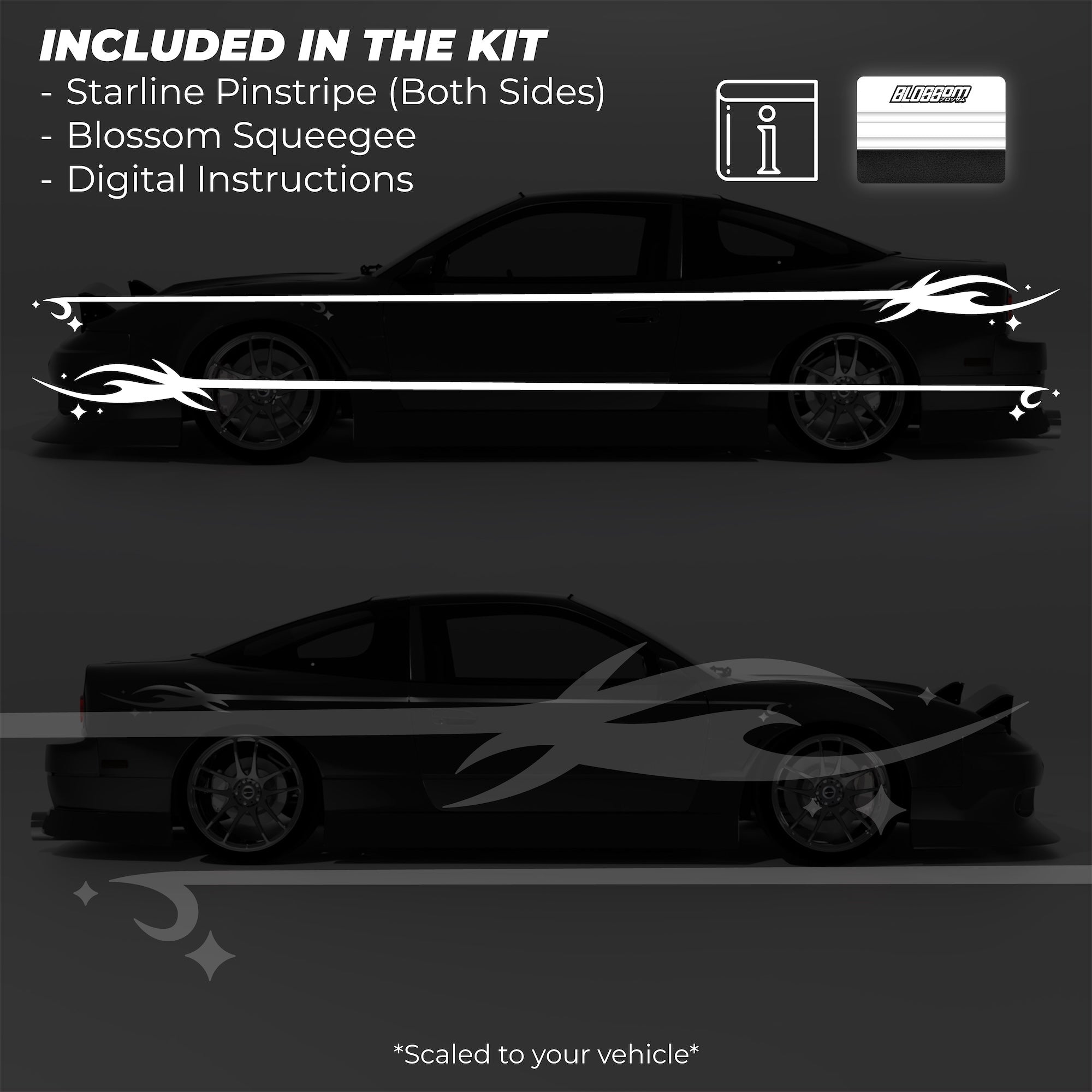 Starline Pinstripe Kit (Both Sides) - Made for Your Car