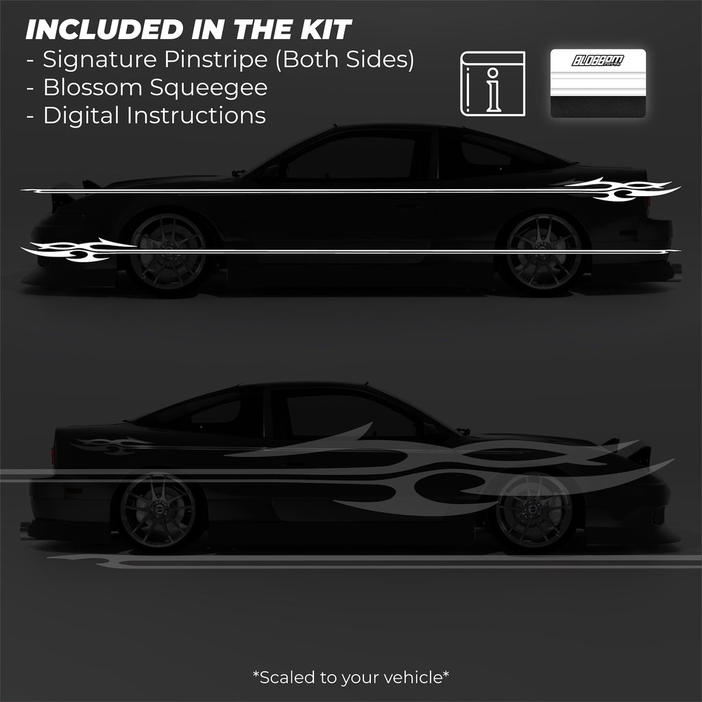 Signature Pinstripe Kit (Both Sides) - Made for Your Car