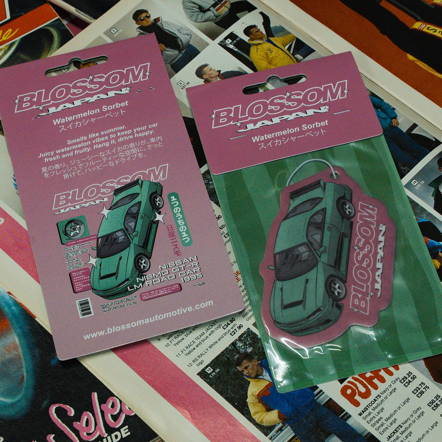 Retro Racer Air Freshener - Watermelon Sorbet