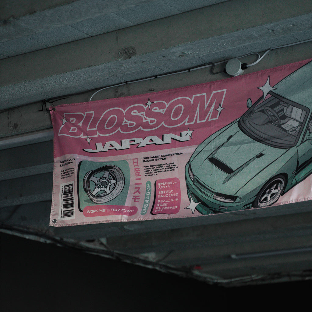 Retro Racer Garage Flag