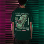 Retro Racer Oversized T-Shirt - Green
