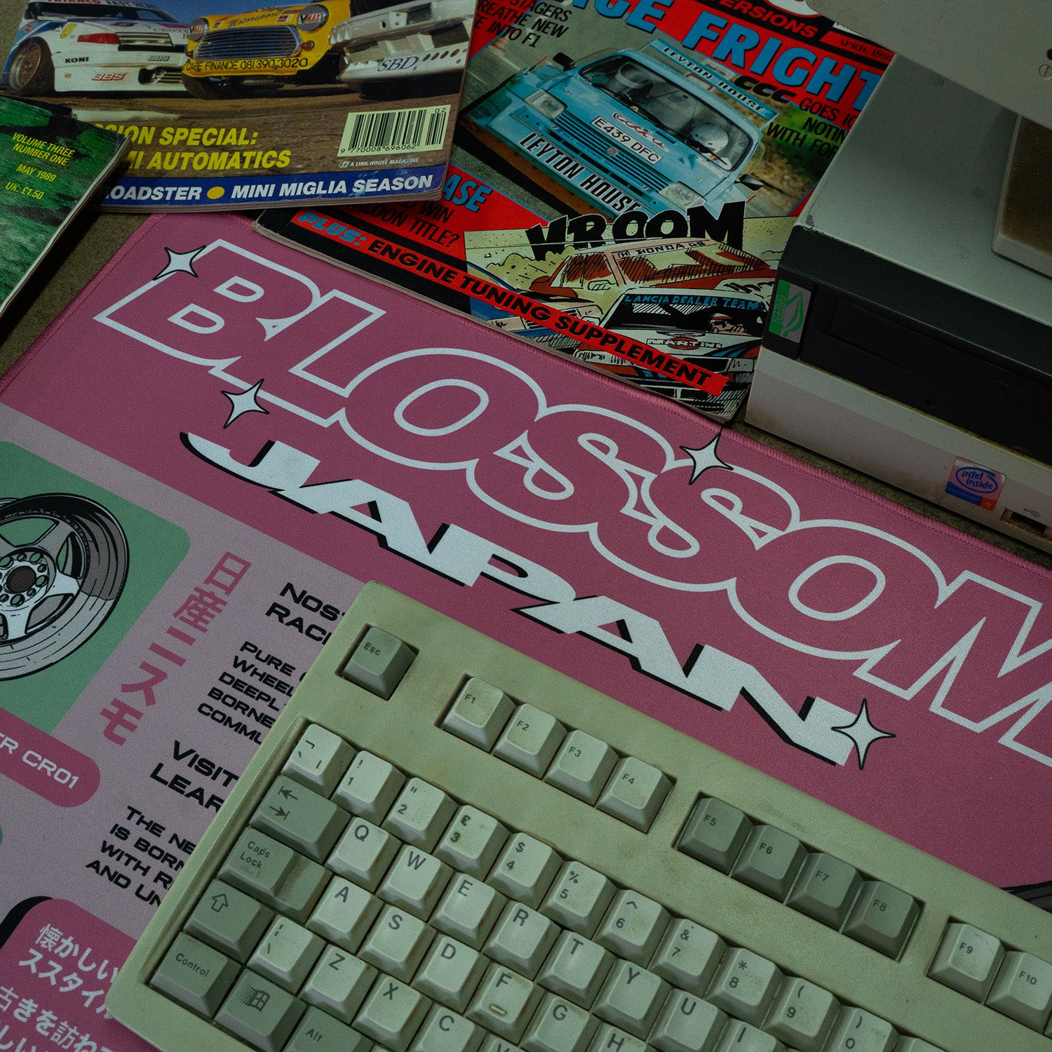 Retro Racer Mouse Mat