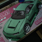 Retro Racer Mouse Mat