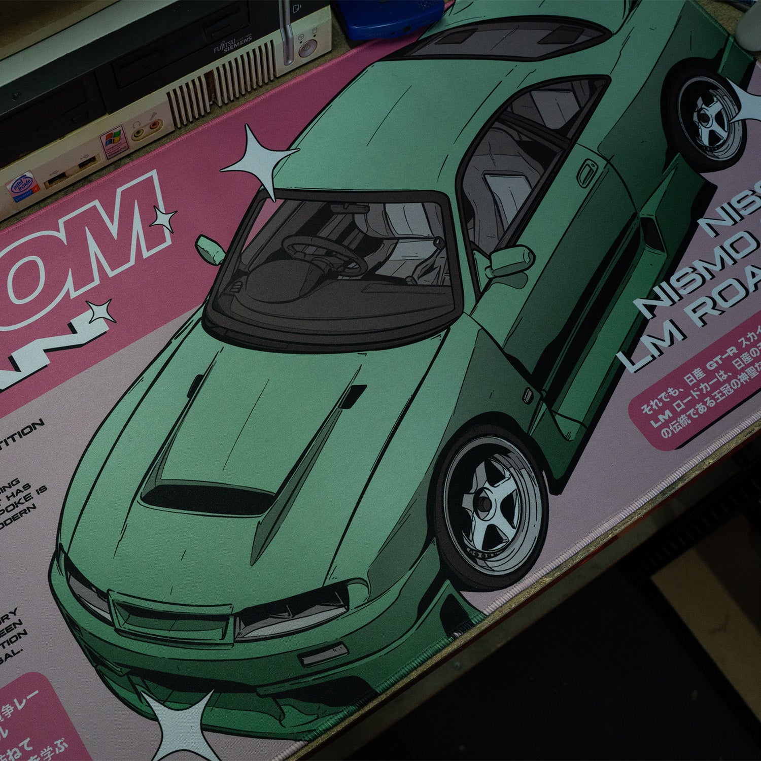 Retro Racer Mouse Mat