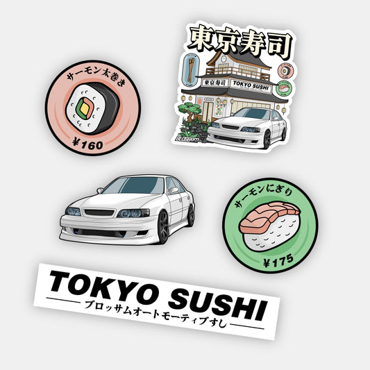 'Tokyo Sushi Collection' Sticker Bundle
