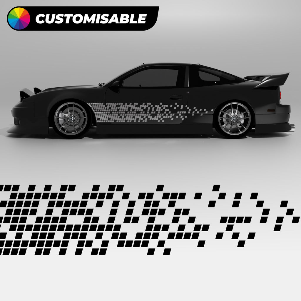 Pixel Livery Kit (Both Sides) - Made for Your Car
