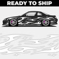 car with Blossom Automotive Enra livery design on it