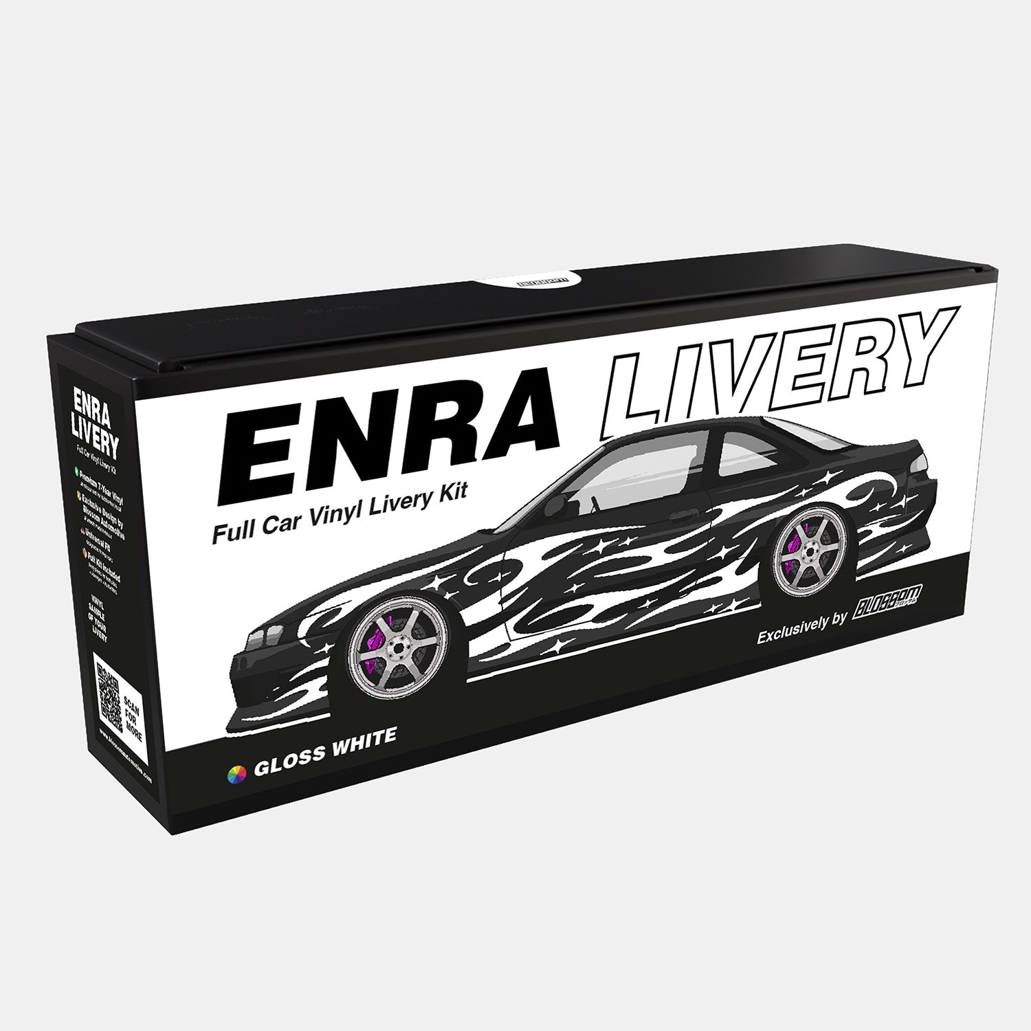 packaging of the enra livery in black box