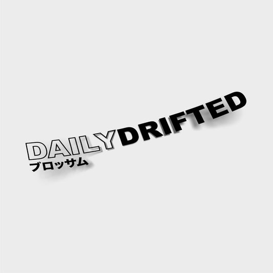 Daily Drifted - Die Cut Sticker