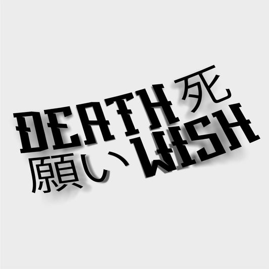Death Wish - Die Cut Sticker