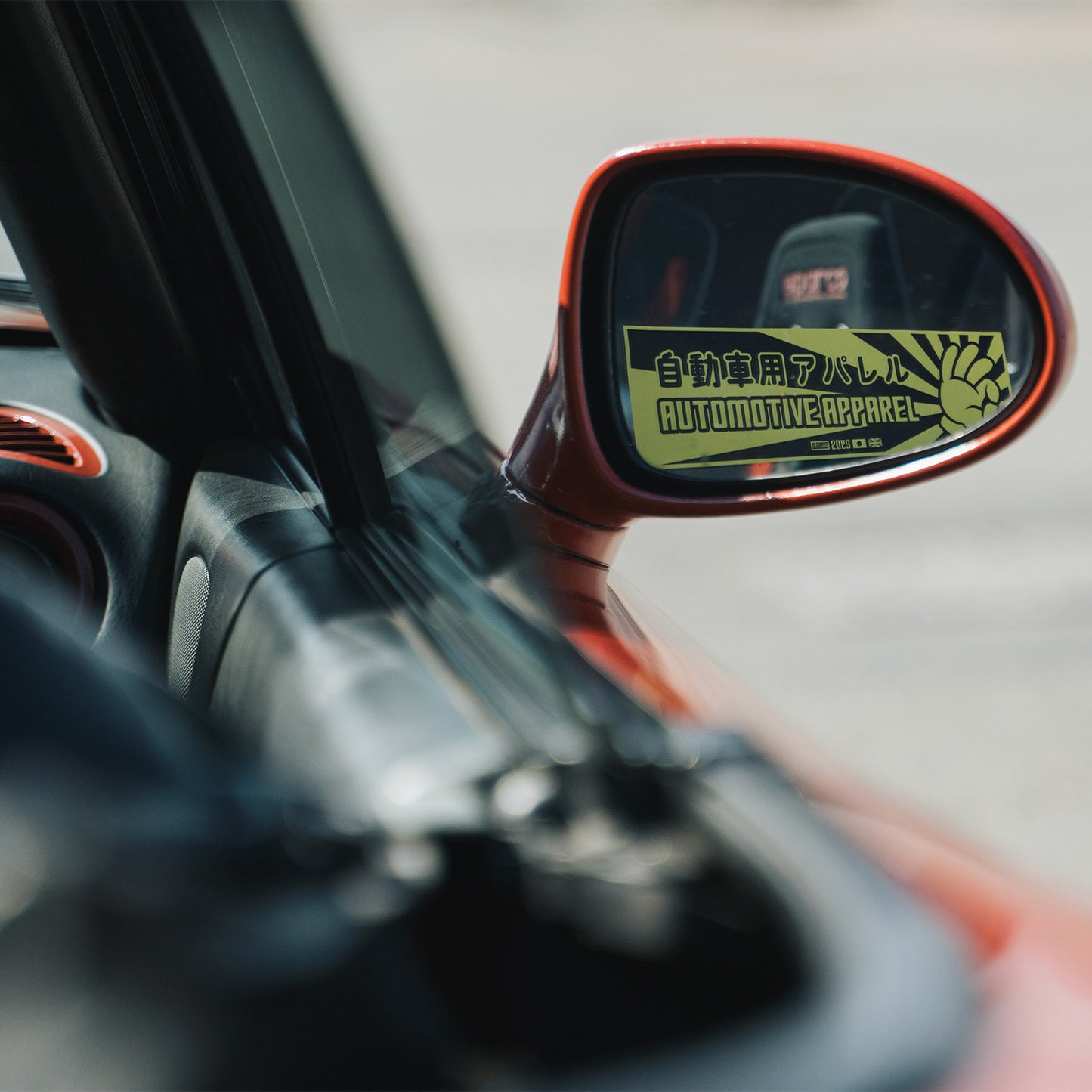 Automotive Apparel YELLOW - Slap Sticker