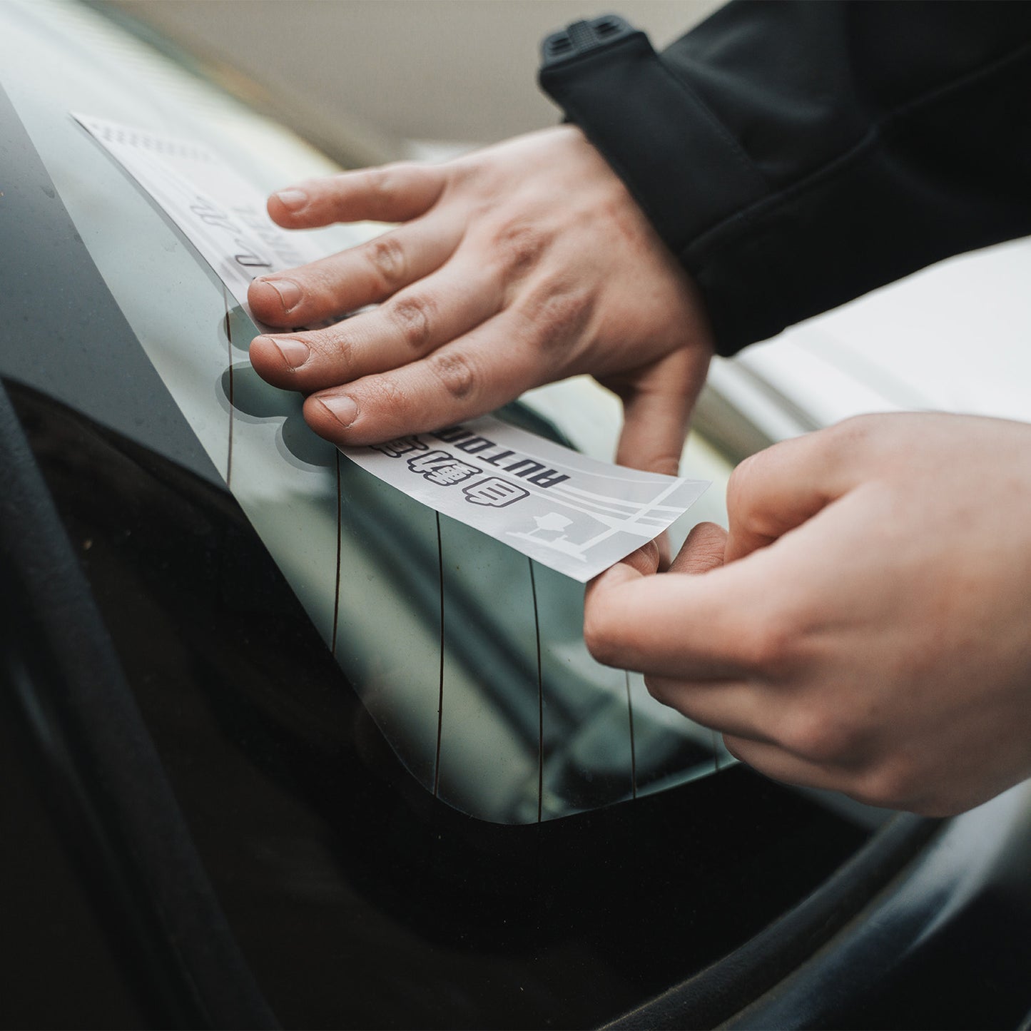 Automotive Apparel GREY - Slap Sticker