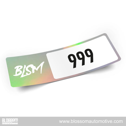 Class 'BLSM 999' Holo - Forza Horizon Performance Index Number Sticker