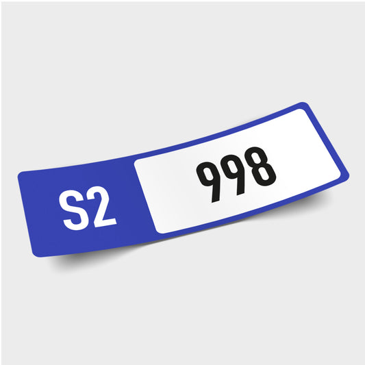 Class 'S2 998' - Forza Horizon Performance Index Number Sticker