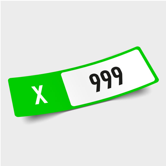 Class 'X 999' - Forza Horizon Performance Index Number Sticker