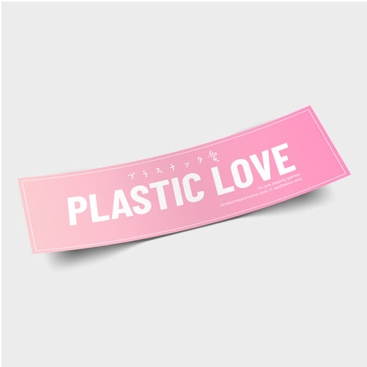 Plastic Love - Slap Sticker